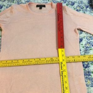 Banana Republic silk cashmere short sleeve light pink light weight sweater